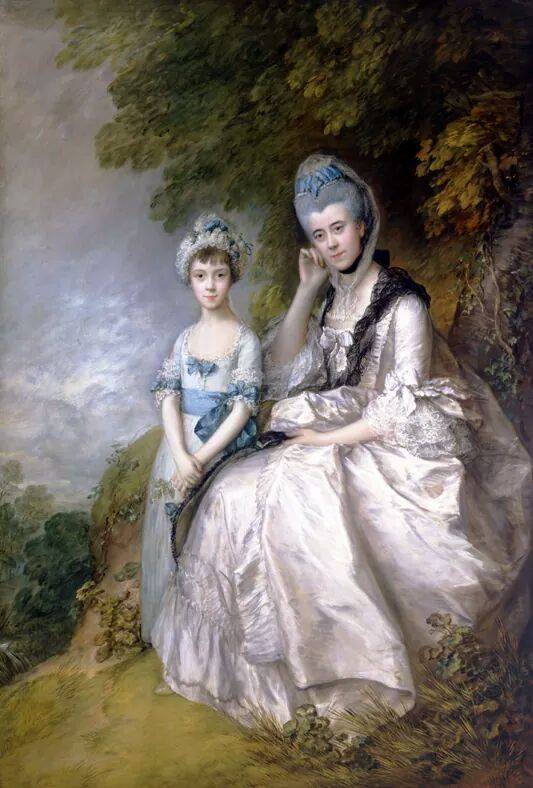Hester Countess of Sussex and Daughter Lady Barbara Yelverton by Unknown Artist 1771 Toledo Museum of Art 1984.20